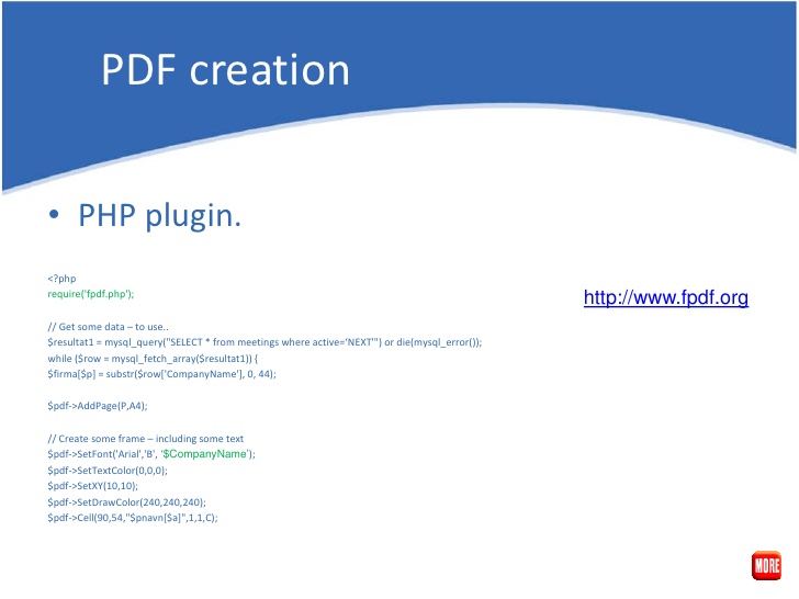 Ekspor PHP ke PDF