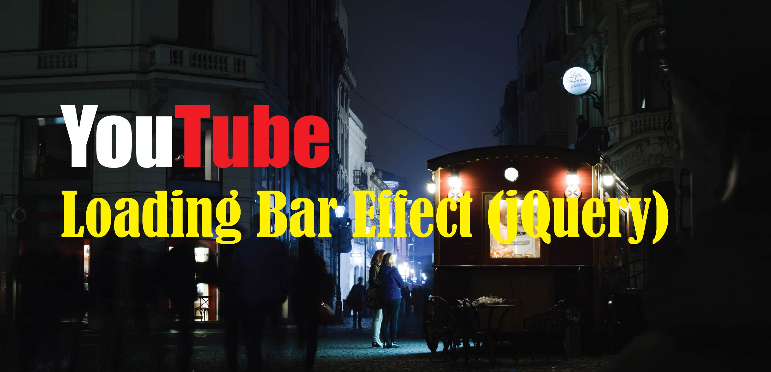 YouTube Loading Bar Effect (jQuery)