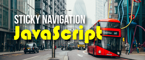 Sticky Navigation (JavaScript)