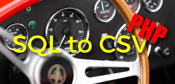 Ekspor SQL to CSV – PHP